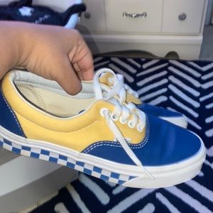 Blue & Yellow Vans